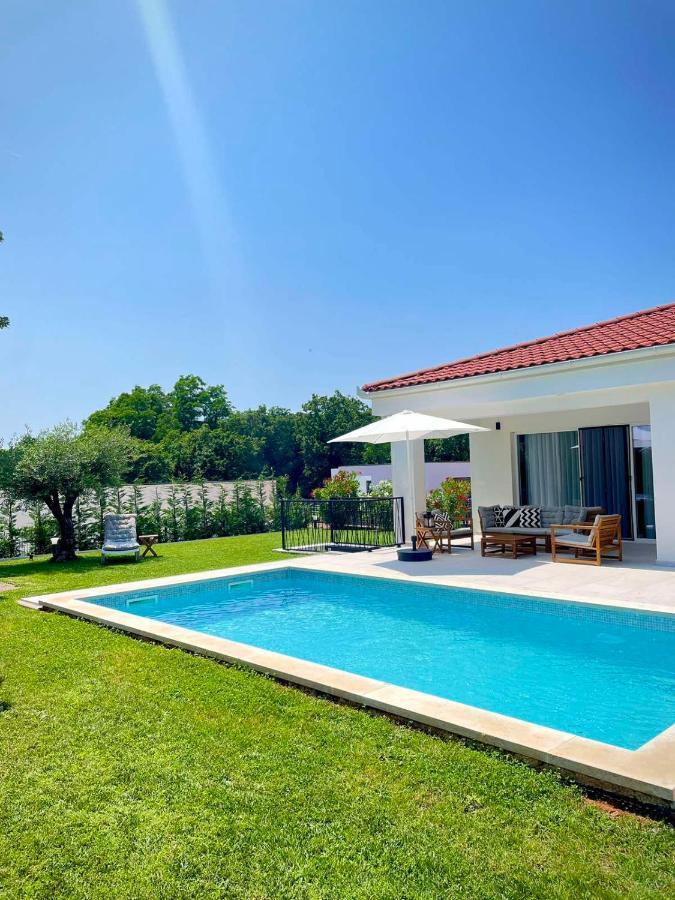Villa Destiny Nedescina, Istrien, Kroatien Exterior photo