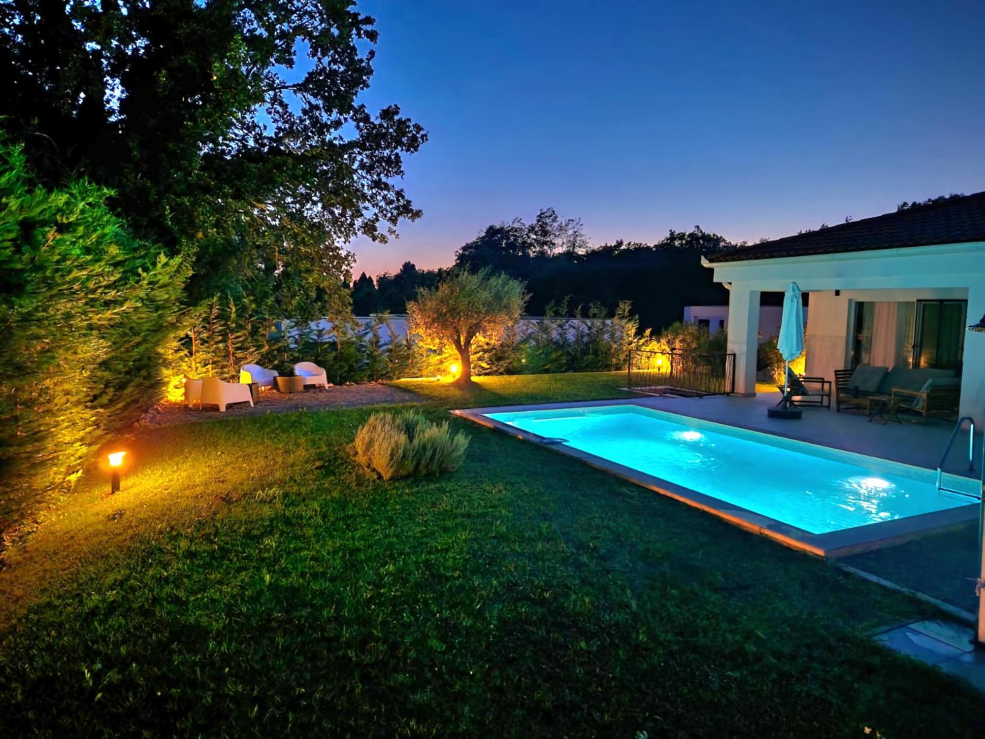 Villa Destiny Nedescina, Istrien, Kroatien Exterior photo